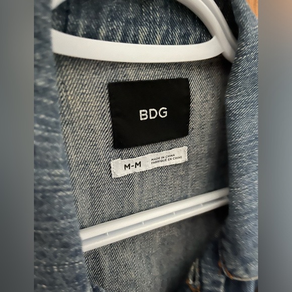 Urban Outfitters Army Jean Jacket Size Medium - Picture 2 of 3